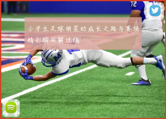 小学生足球明星的成长之路与赛场精彩瞬间解说稿